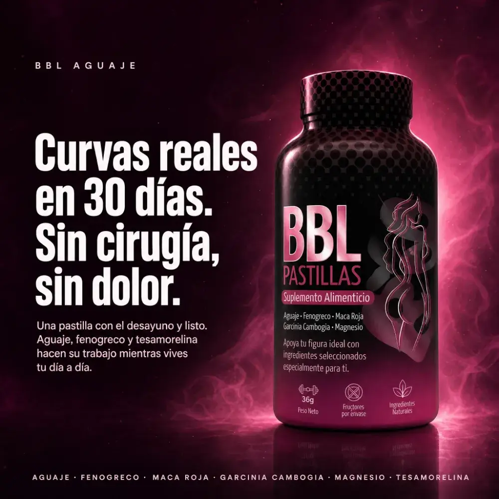 BBL AGUAJE frasco frontal