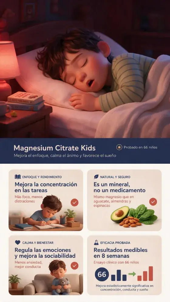Mejor relación con sus amigos con Magnesium Citrate Kids