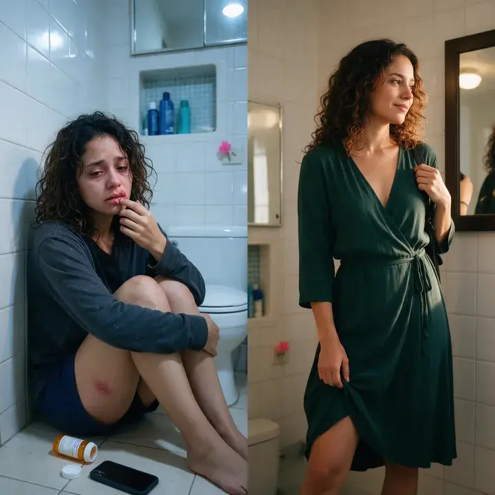 Katherine con el pedido recién llegado