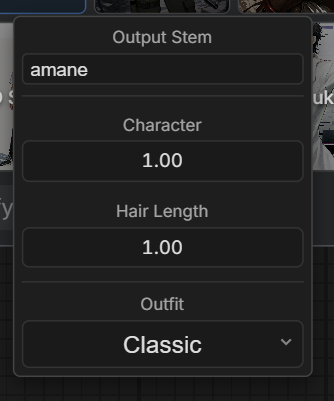 Flake option dropdown