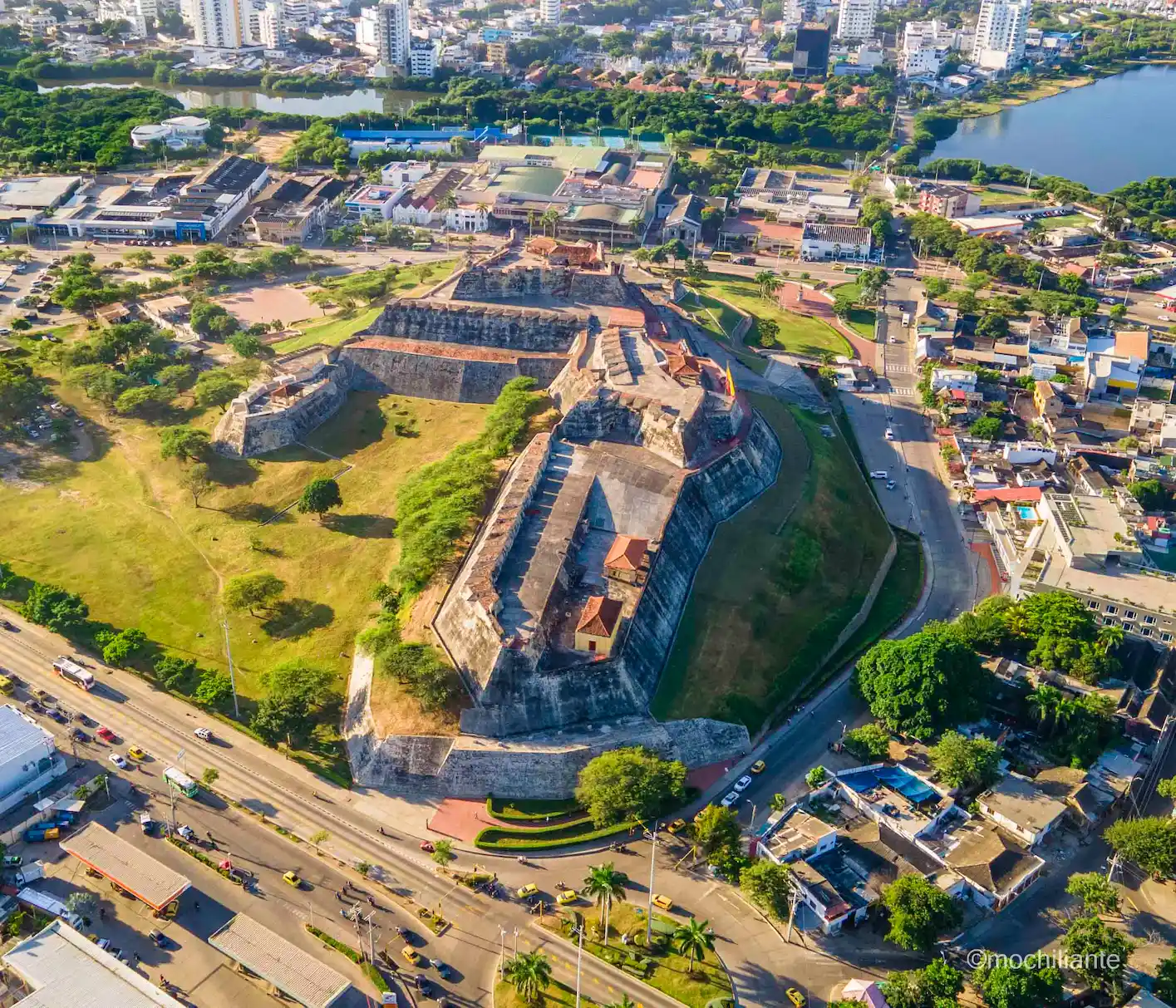 Castillo San Felipe vista aerea