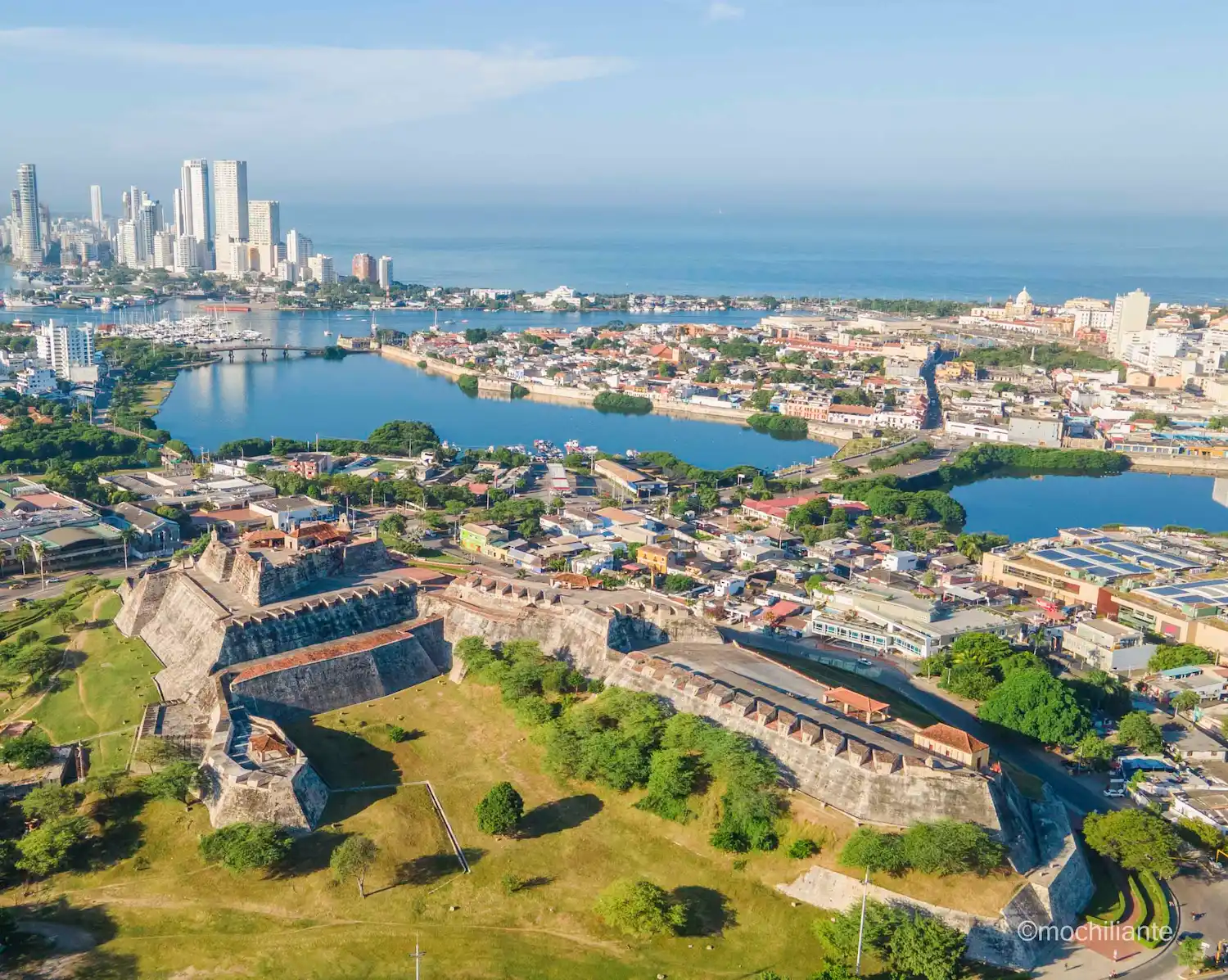 Castillo de San Felipe desde el aire