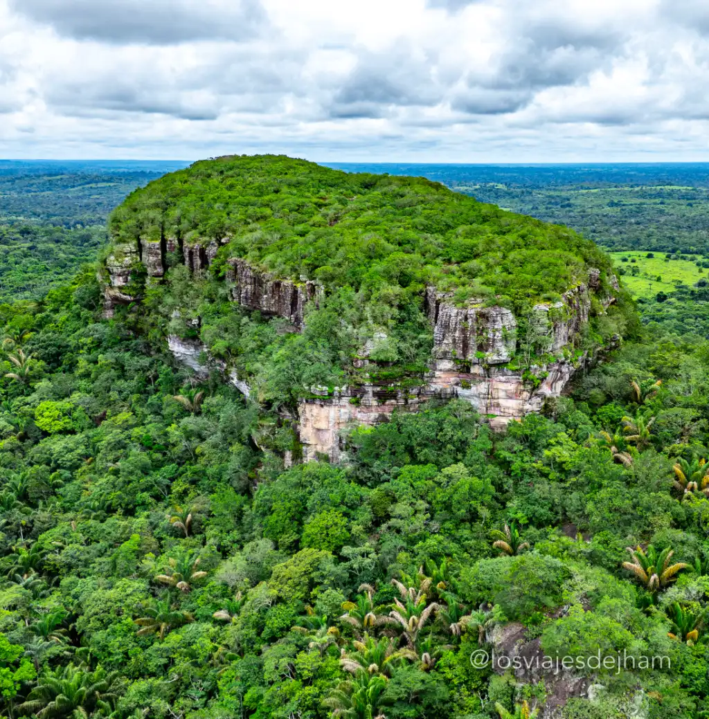 Cerro Azul Luftaufnahme Guaviare