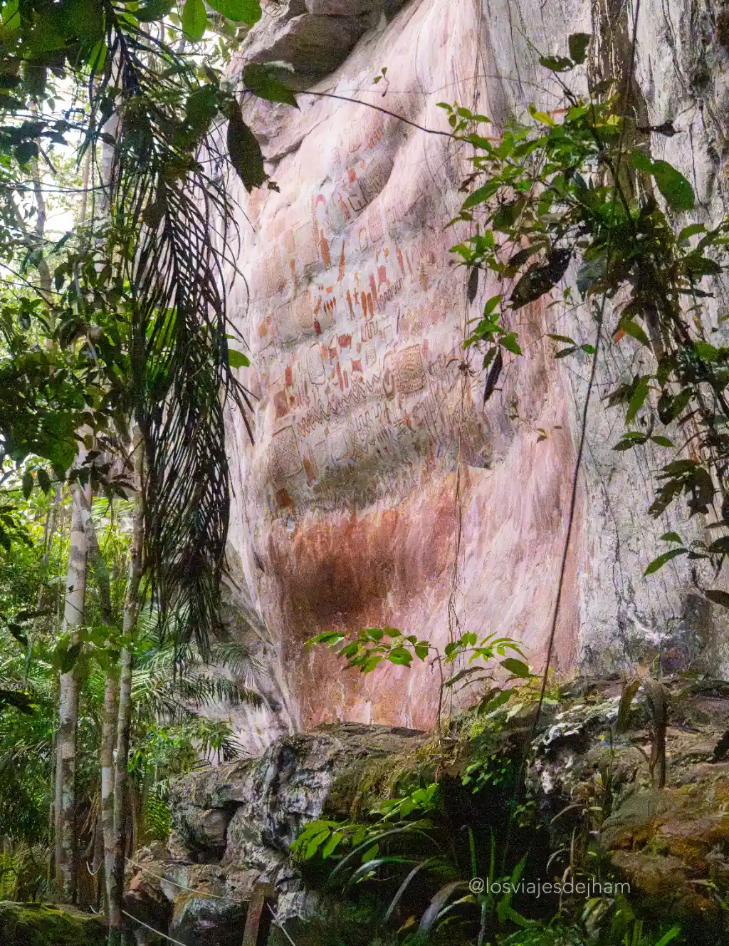 Cerro Azul Felsenmalereien Guaviare