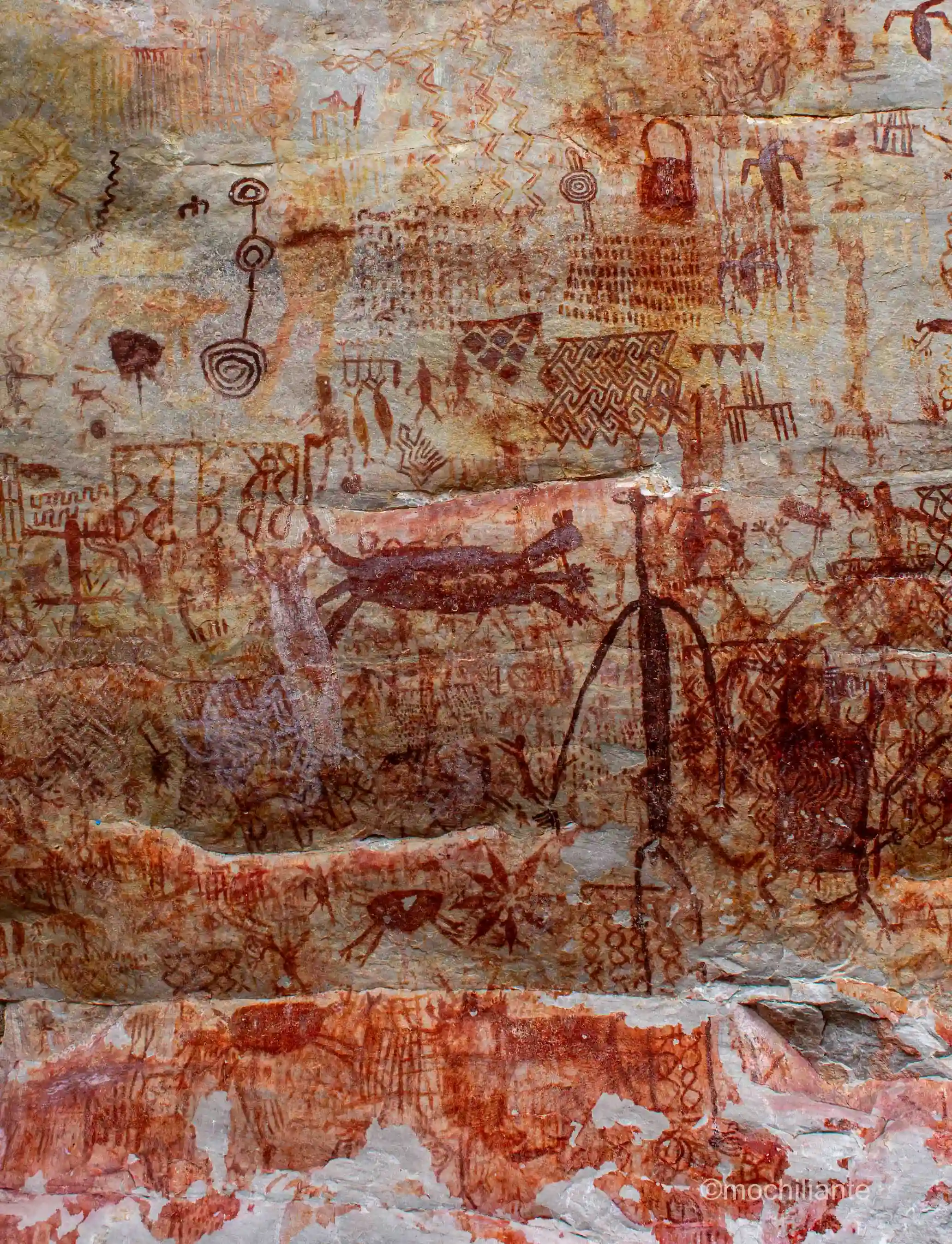 Pinturas rupestres en San Jose del Guaviare