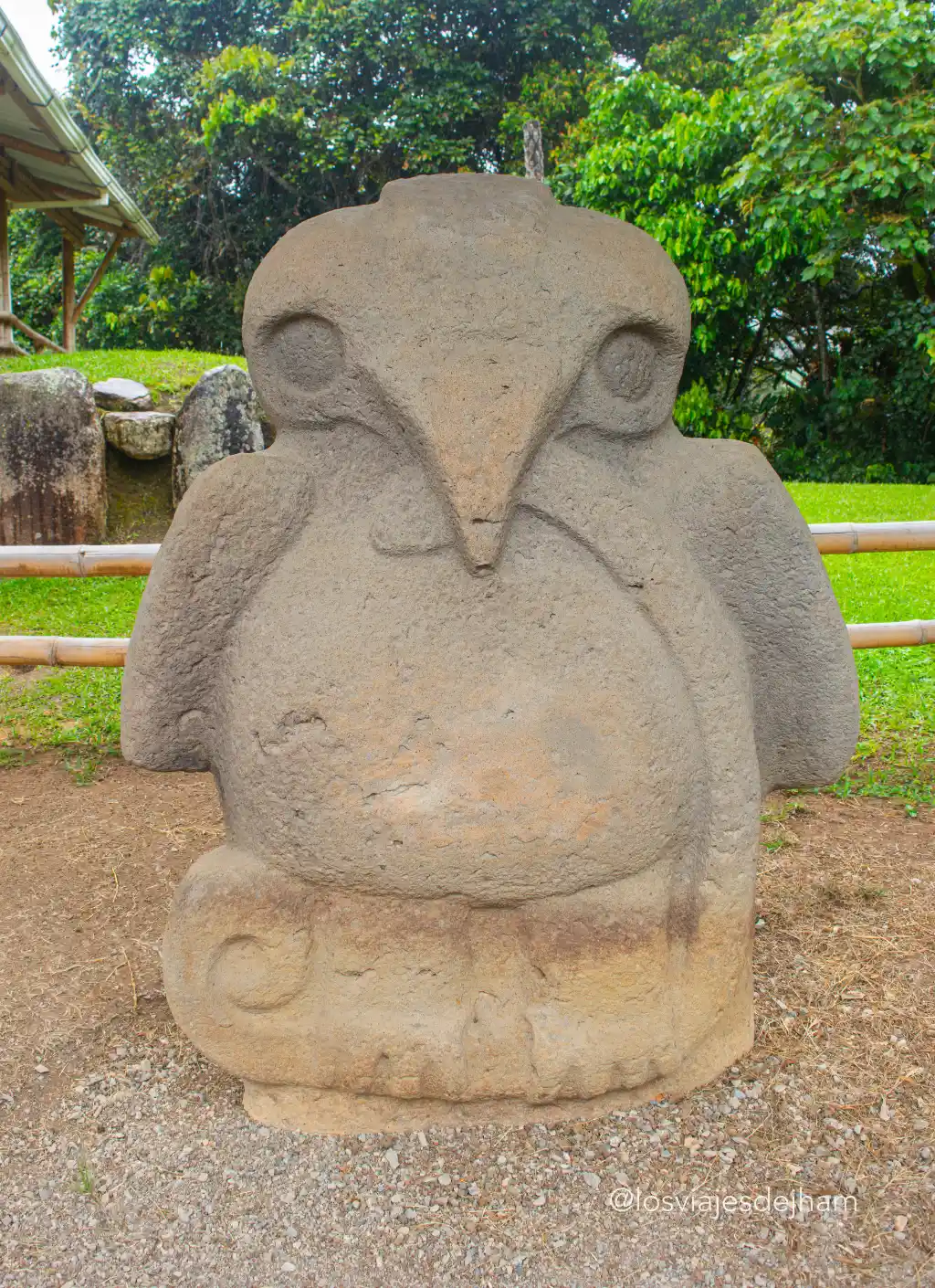 La pelota San agustín Estatua La Pelota San Agustín