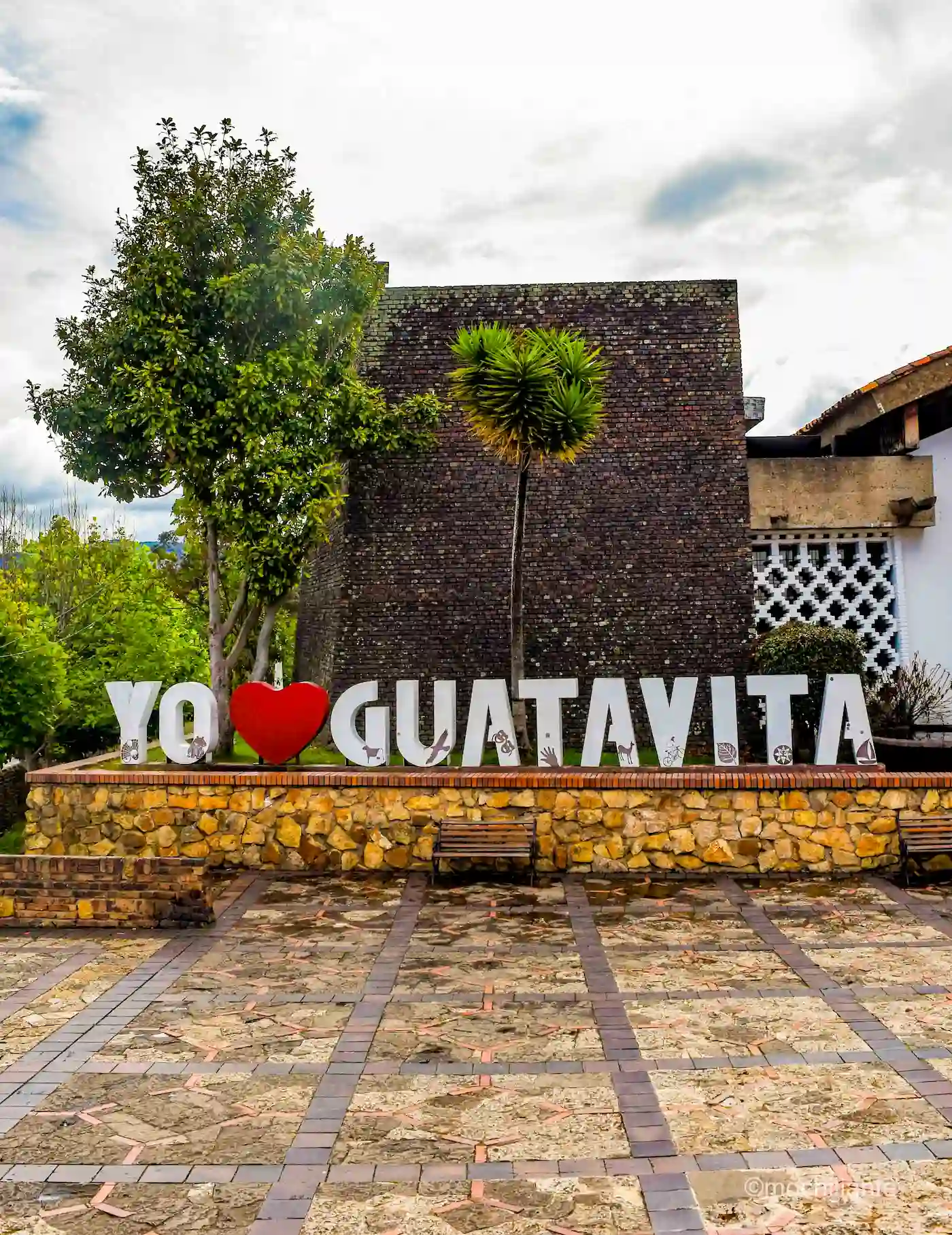 Letrero de Guatavita