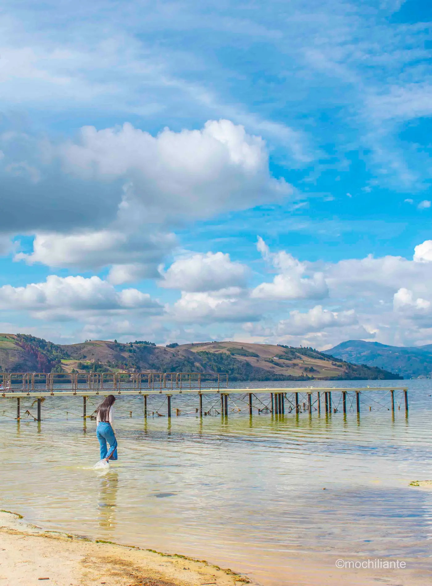 Playa blanca laguna de tota