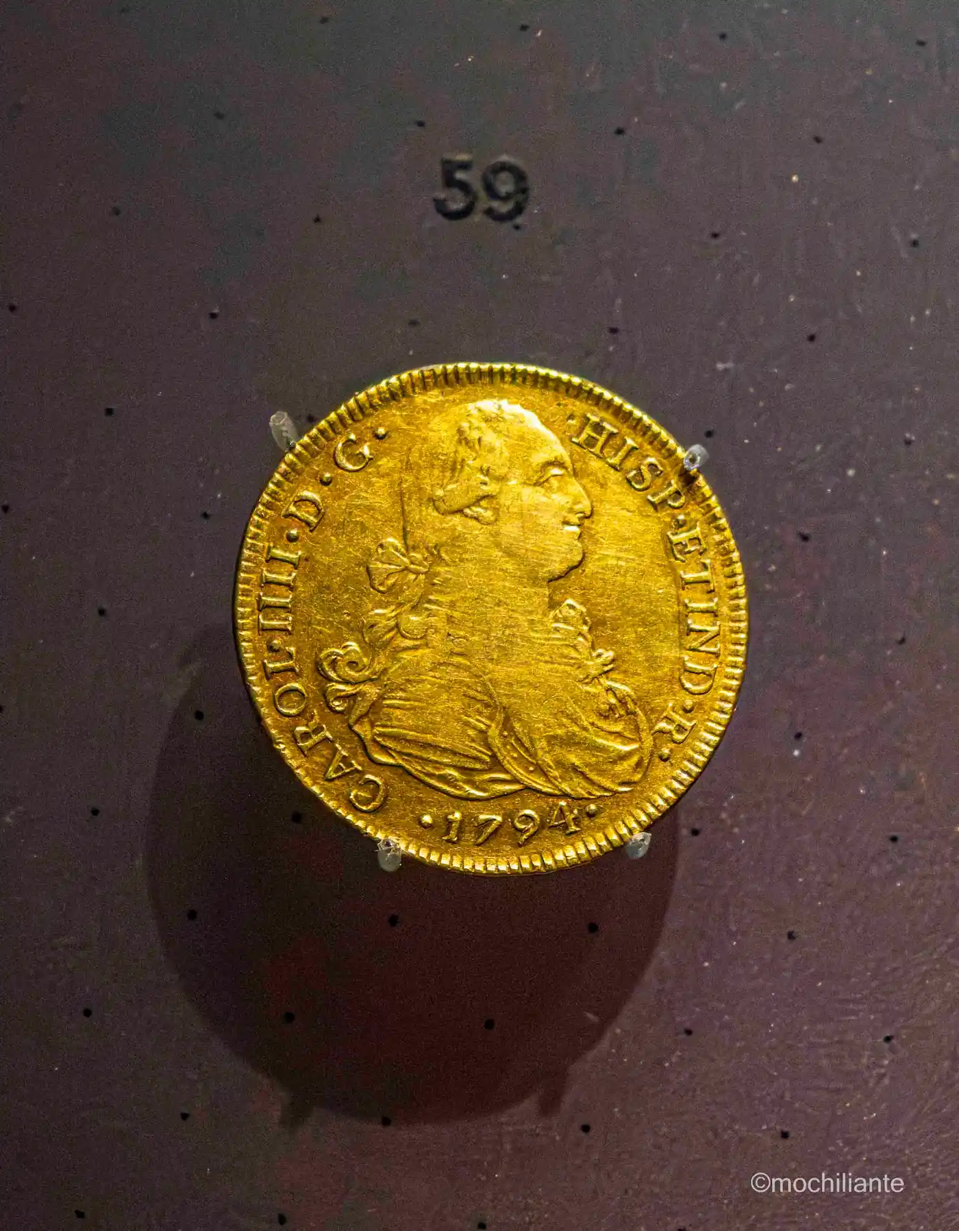 Moneda de oro Banco de la republica