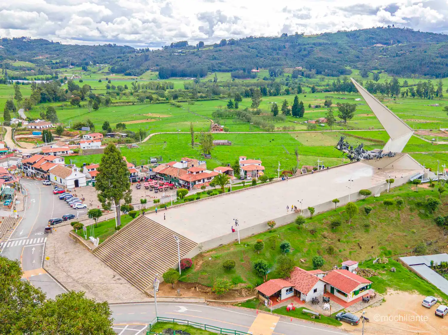 Pantano de Vargas desde el aire