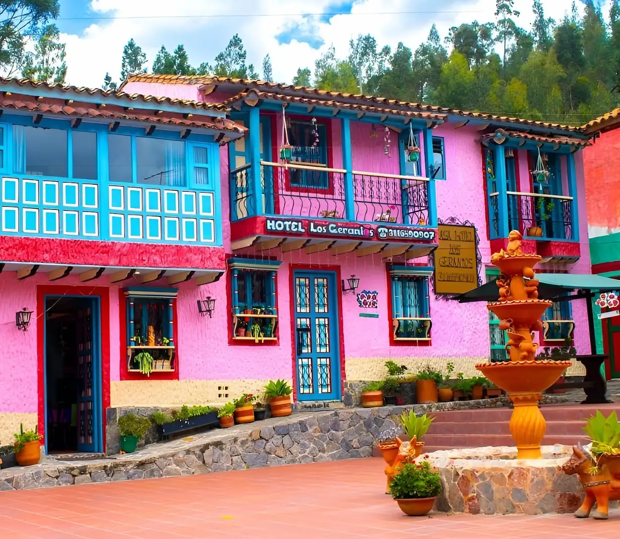 Hoteles en el pueblito boyacense