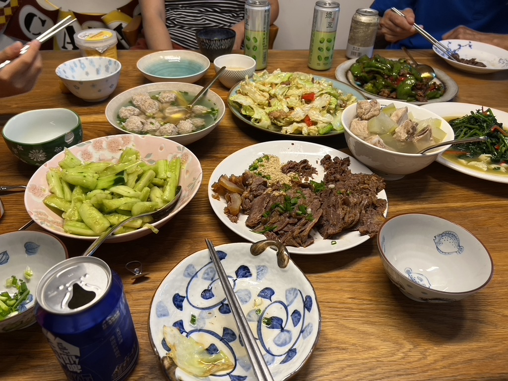 Last meal at my cousin’s house.  Thanks to my cousin and his wife for their care and for showing me more possibilities in life 8/17/2024