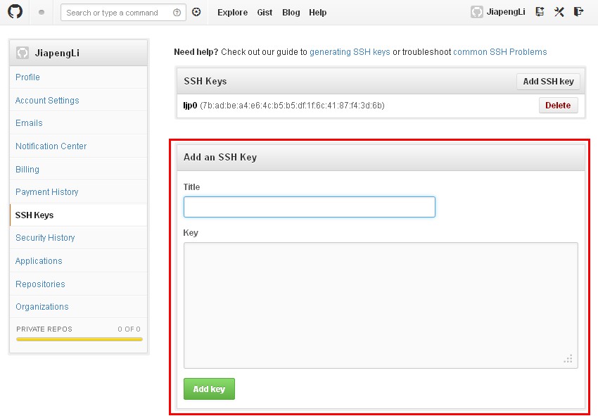 github-ssh-keys-adding