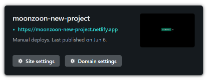 moonzoon-new-project on Netlify