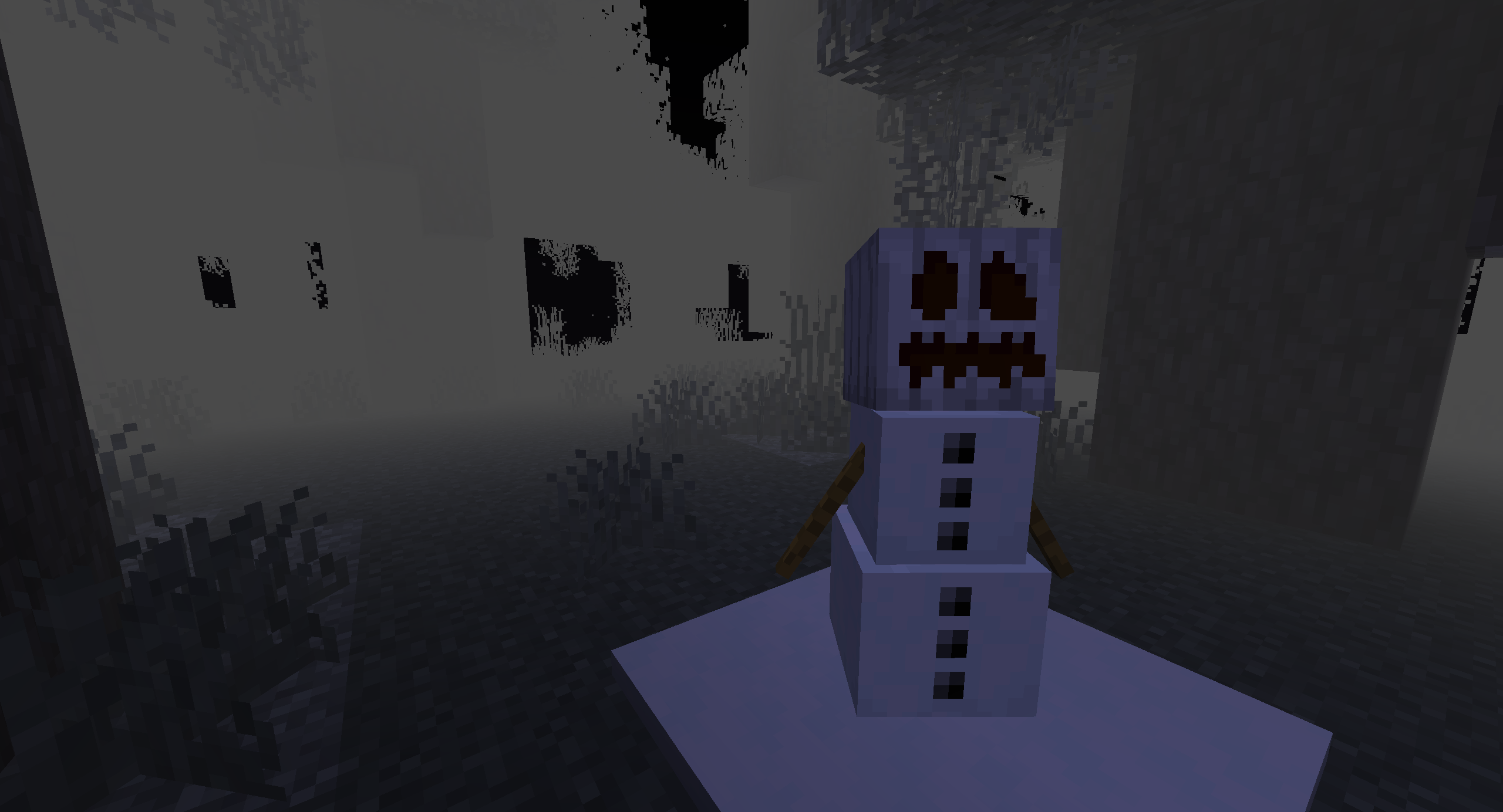 White Pumpkin Snow Golem