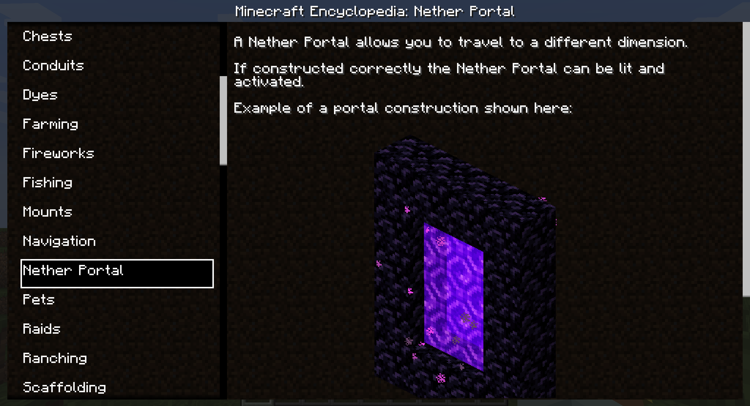 Minepedia: Nether Portal