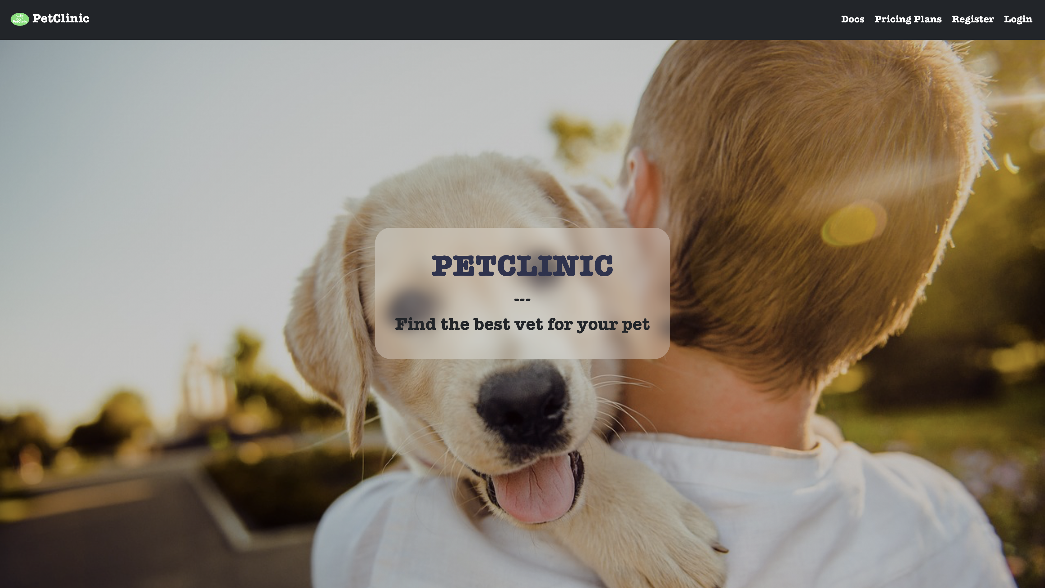 petclinic-screenshot