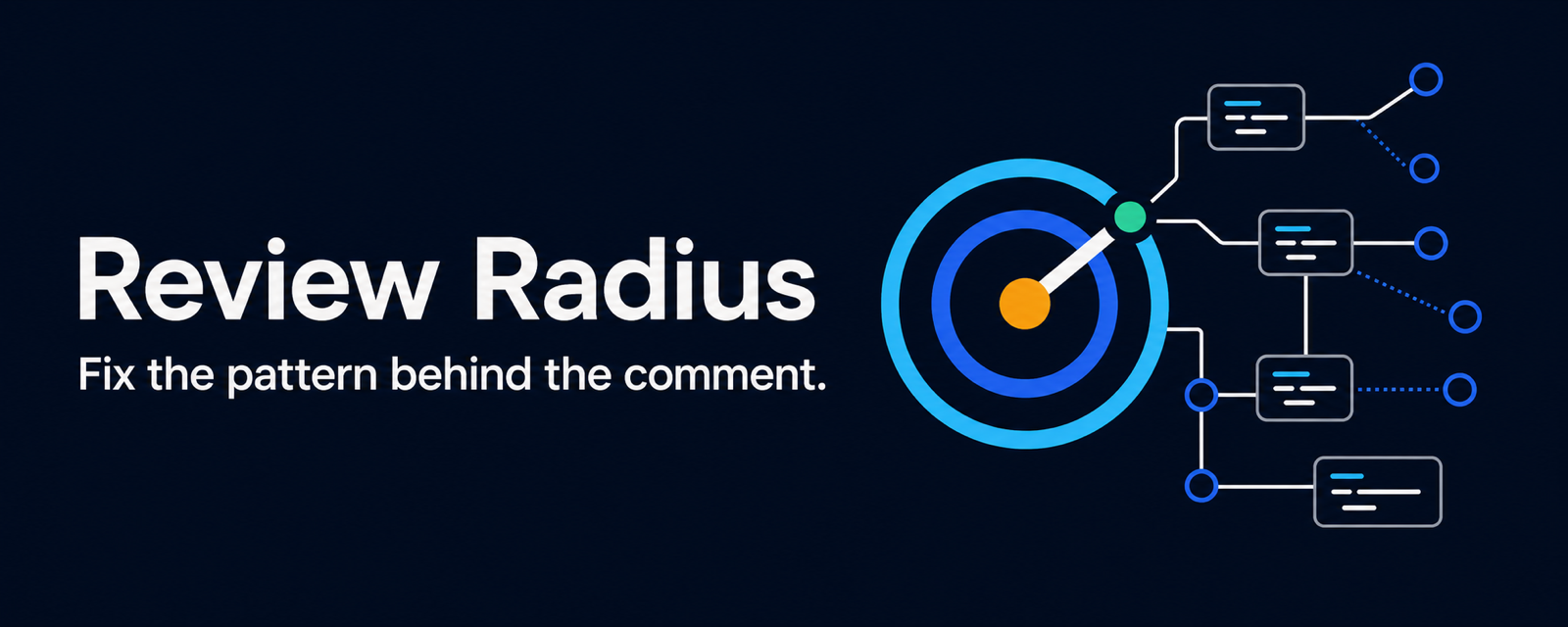 Review Radius — Fix the pattern behind the comment