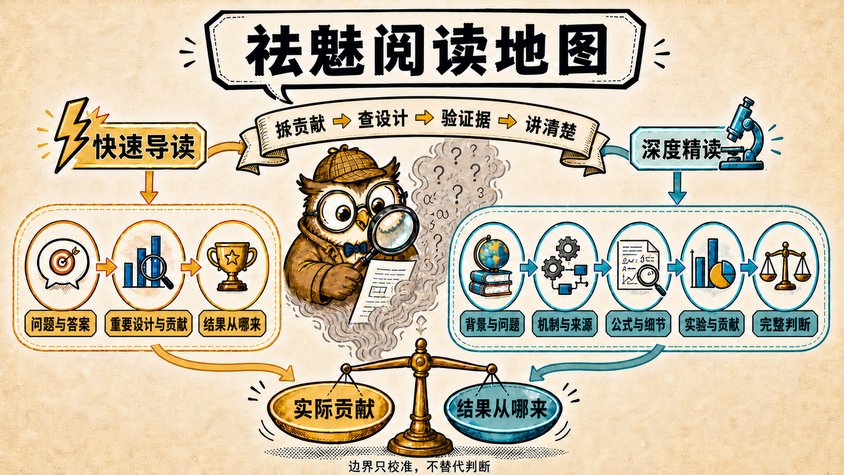 祛魅阅读地图:贡献映射之后的快速导读与完整精读