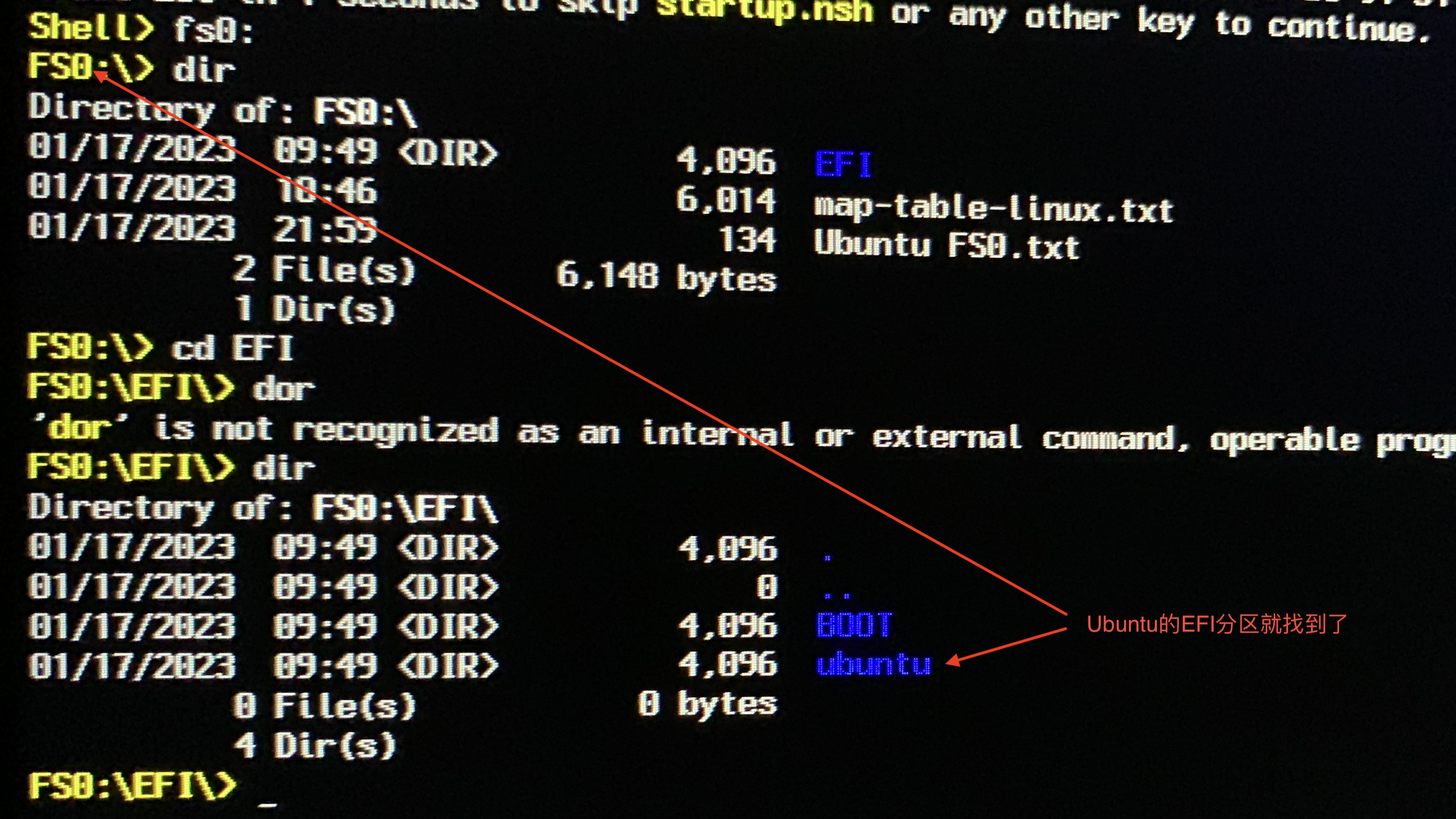 Ubuntu EFI partition