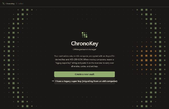 ChronoKey demo