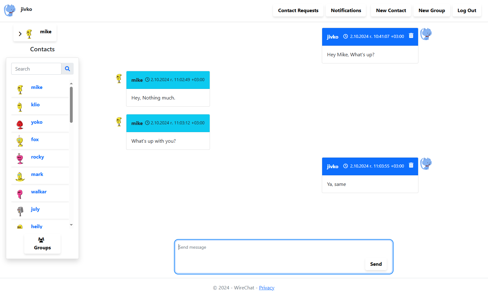 GitHub - JivkoSp/WireChat-v2: WireChat is a messaging app inspired by ...