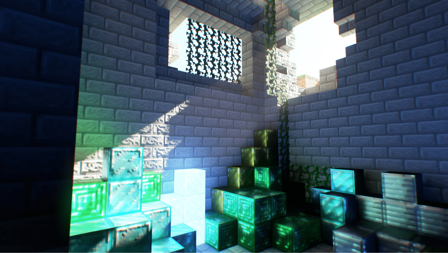 Seraphic normal maps adding depth to Minecraft blocks