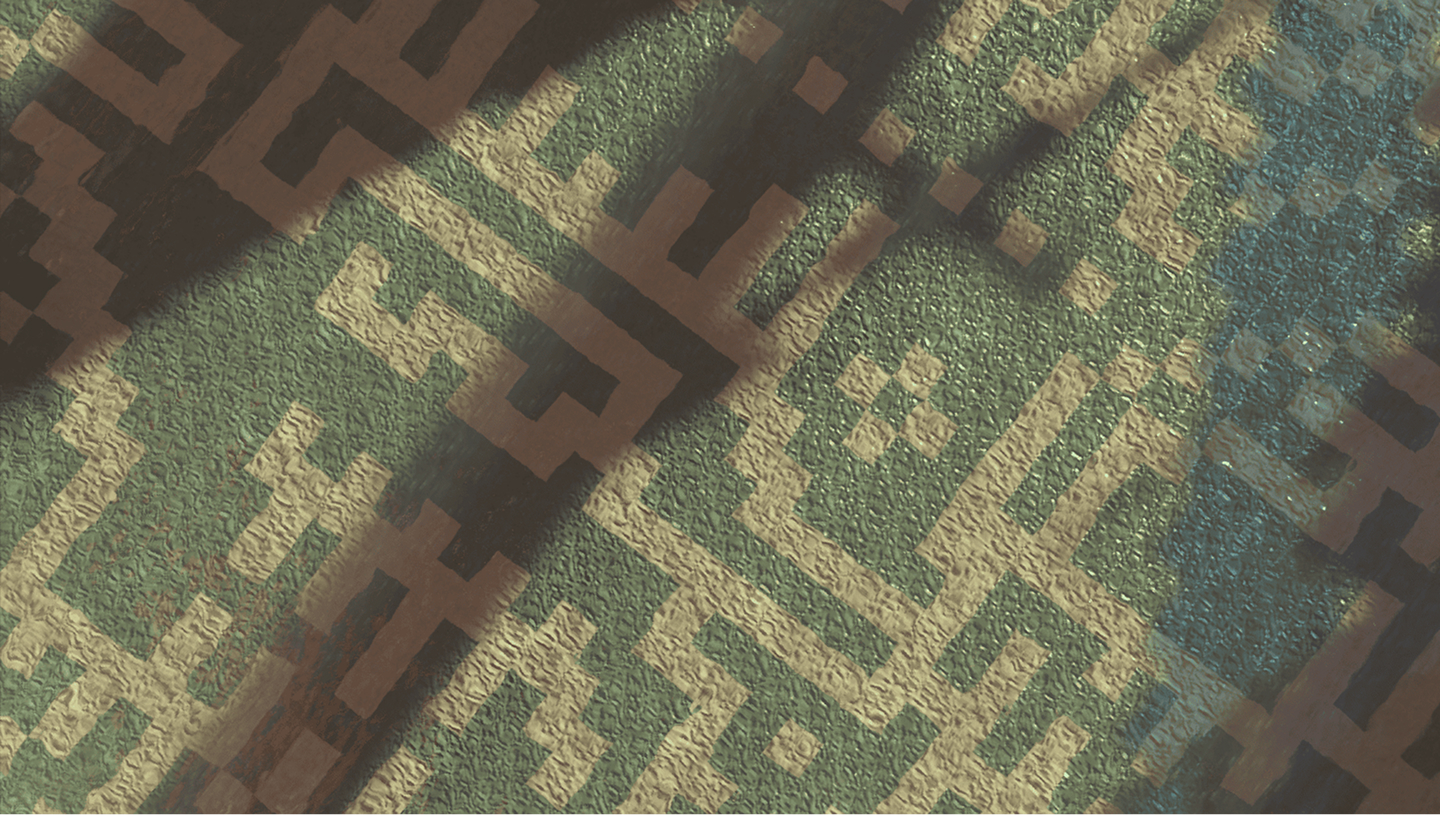 Seraphic PBR materials shown in a Minecraft environment