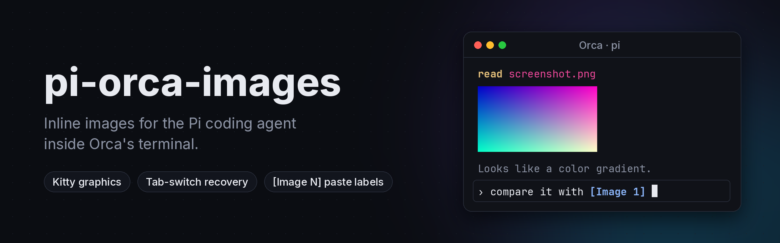 pi-orca-images: inline images for the Pi coding agent inside Orca's terminal