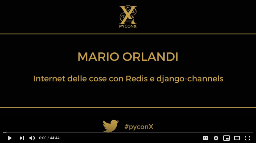 Internet delle cose con Redis e django-channels