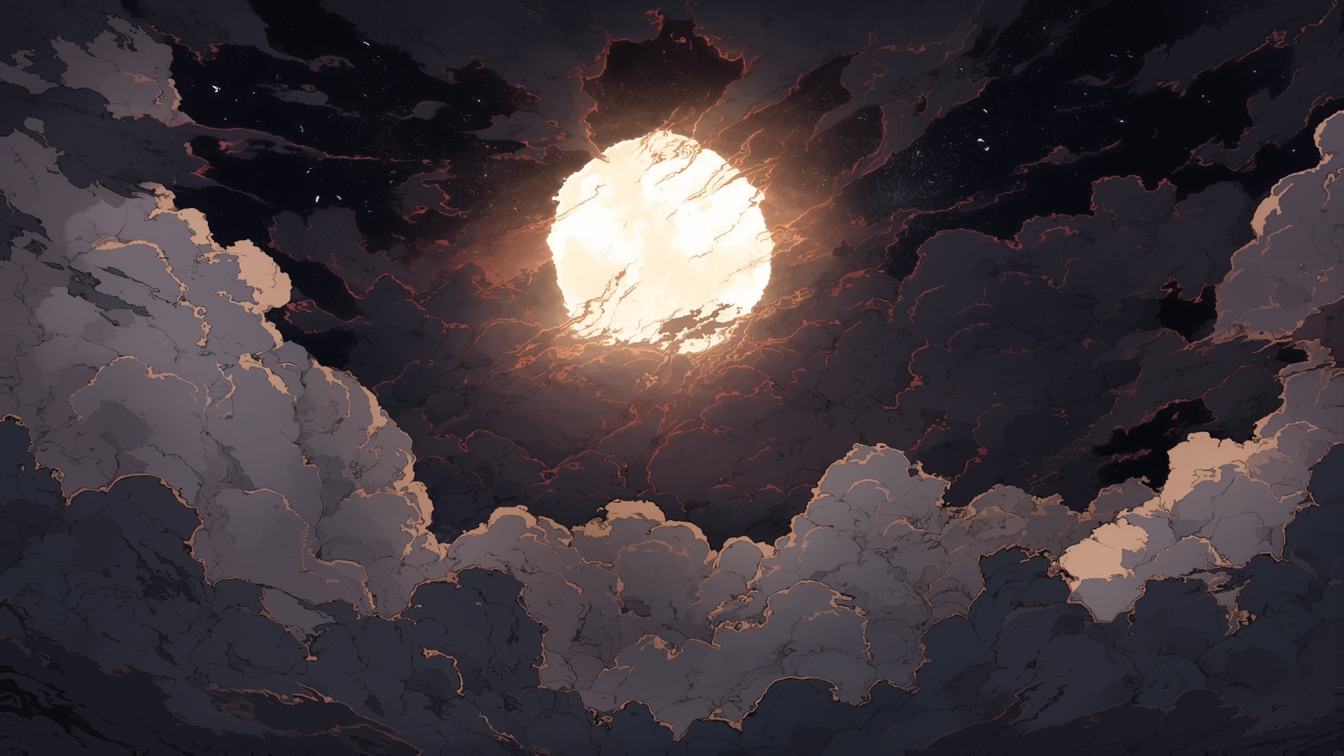 Dark sun cinematic environment