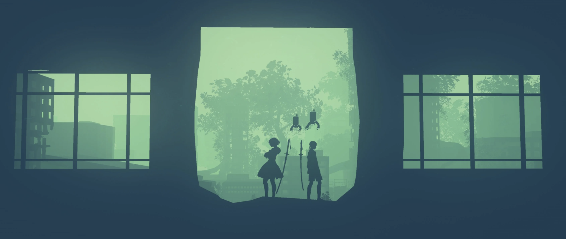 Nier Automata minimalist logo