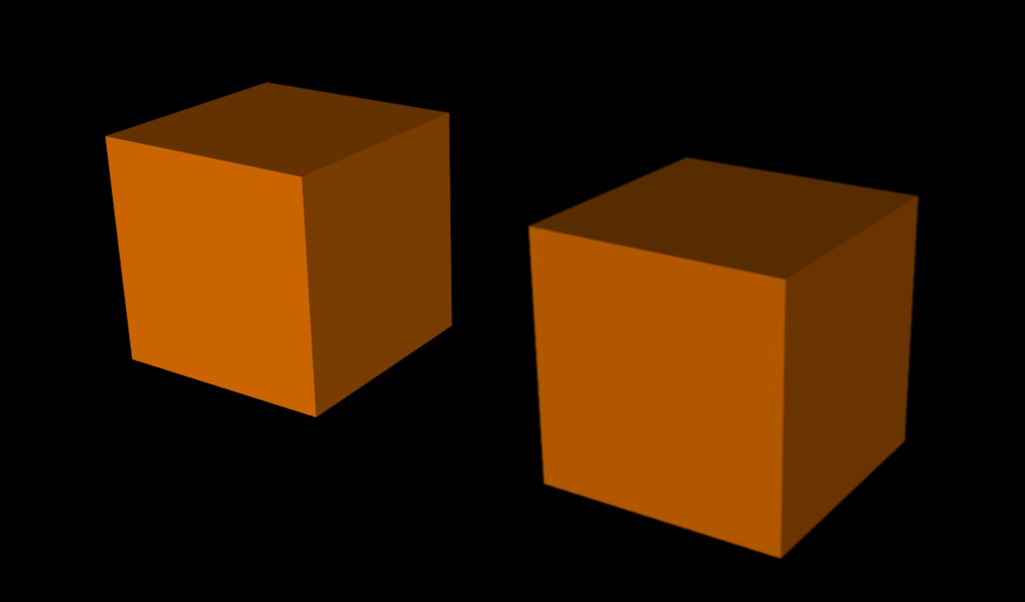 3x3 Gaussian Blur filter applied to a cube.