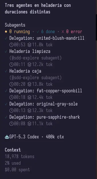 Subagent Monitor sidebar