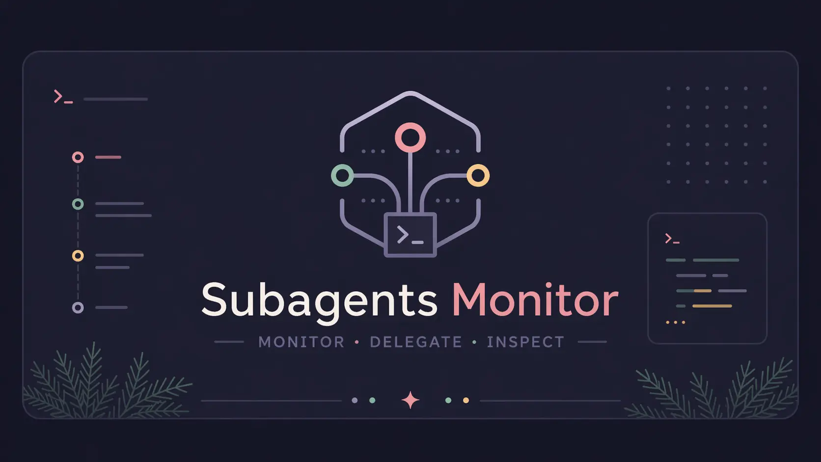 Subagents Monitor banner