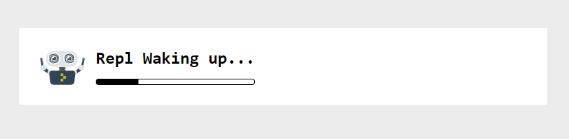 replit loading screen