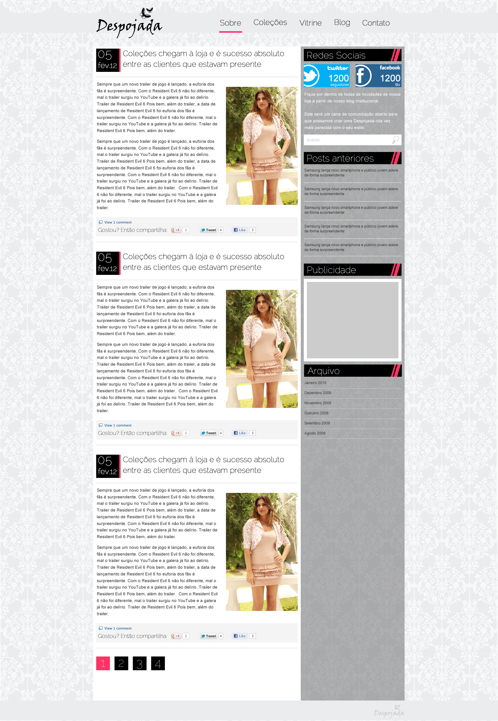 Screenshot blog