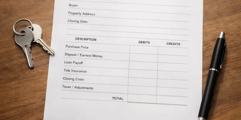 Real estate closing documents and house keys in Portland, Oregon