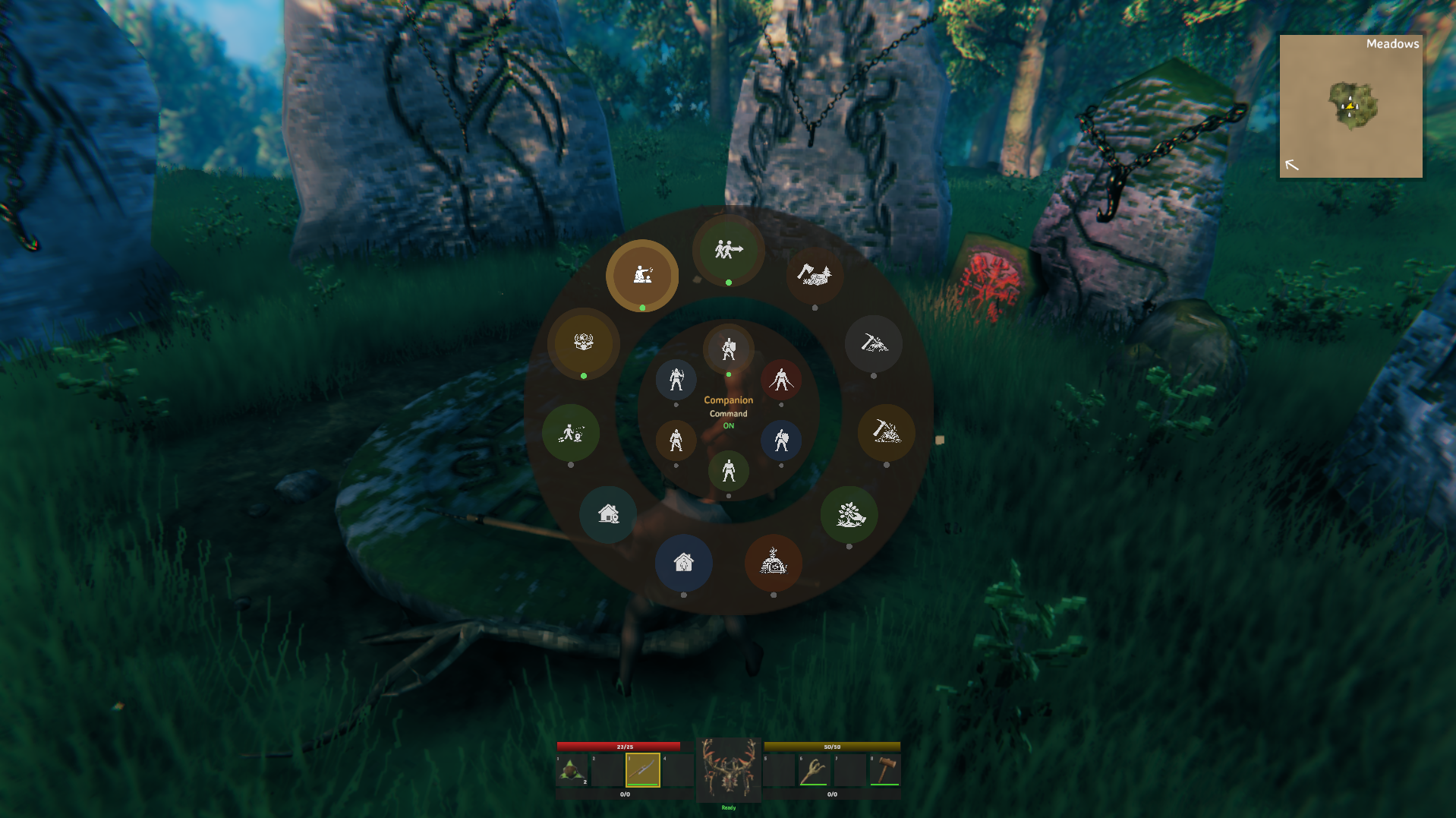 Radial Command Wheel