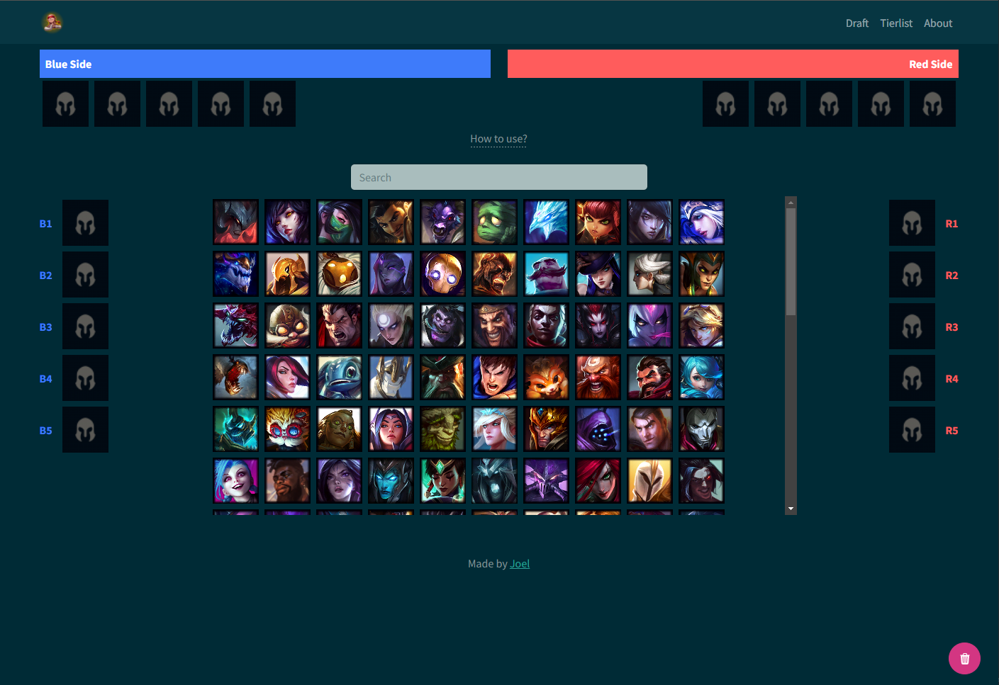 GitHub - JoelEncinas/Ace-Draft: 💯 League of Legends drafting tool ...