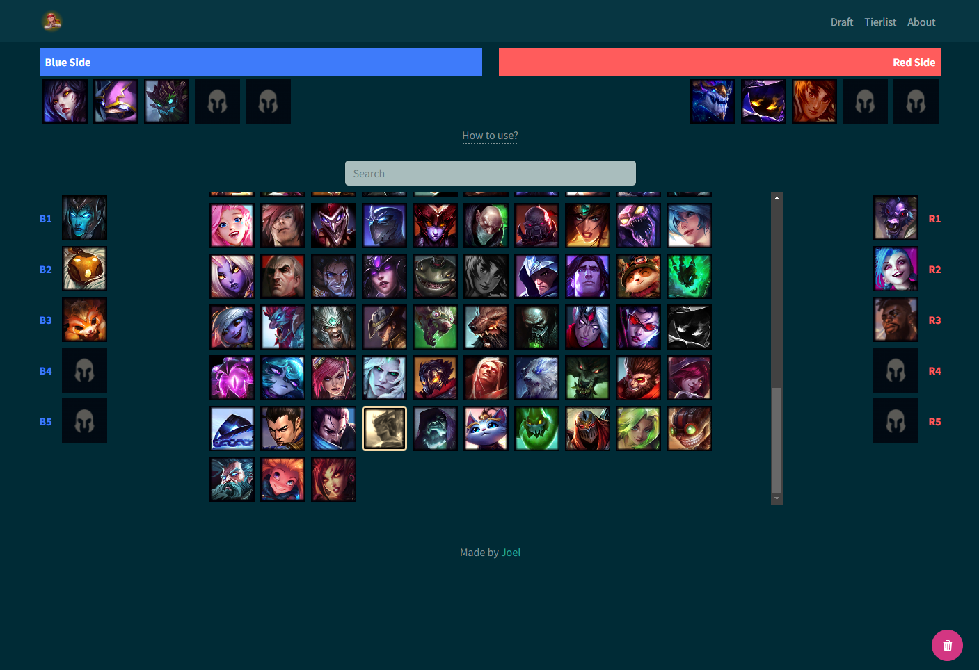 GitHub - JoelEncinas/Ace-Draft: 💯 League of Legends drafting tool ...