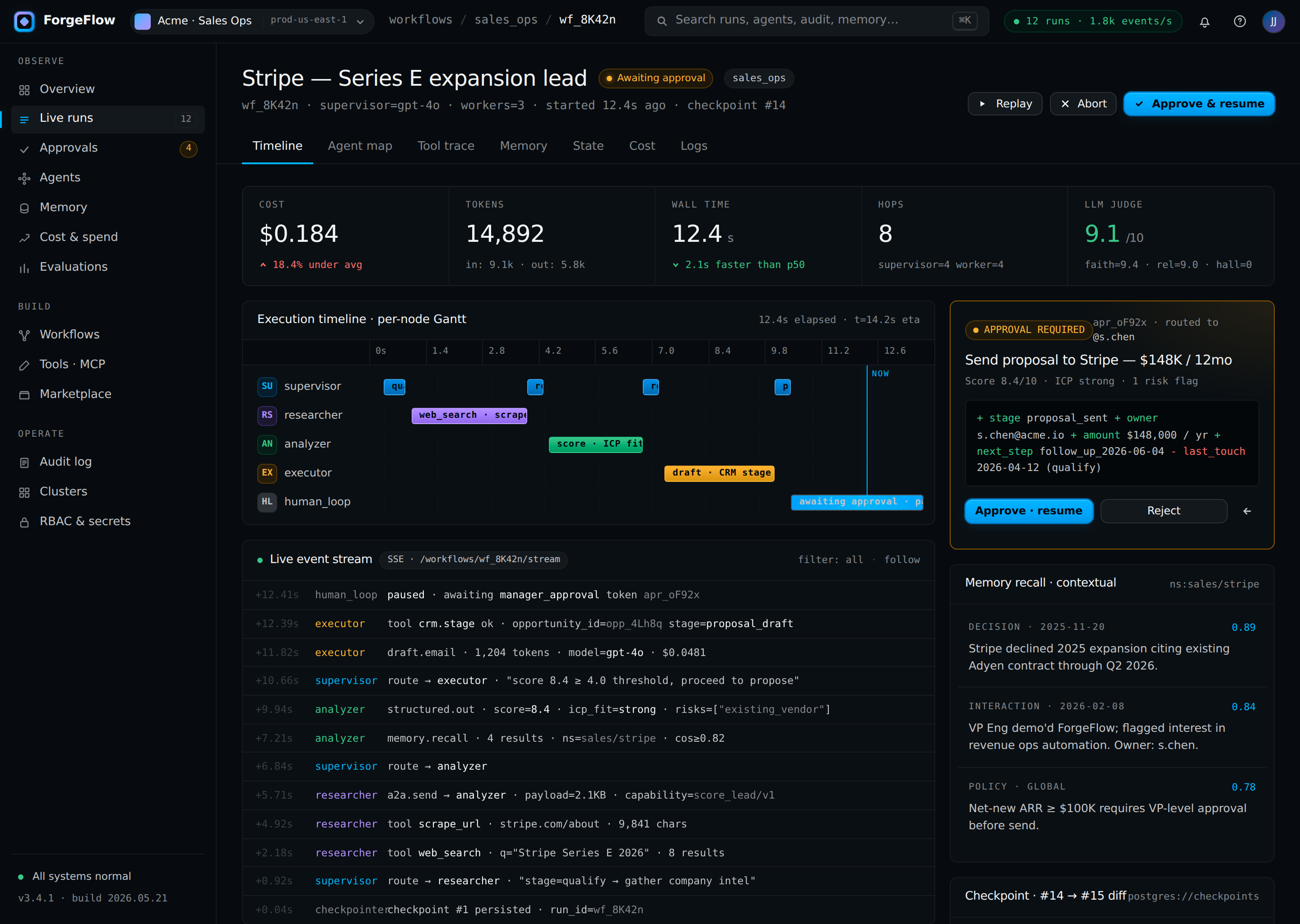 ForgeFlow Console