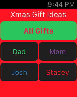 Christmas Gift Ideas Screenshot
