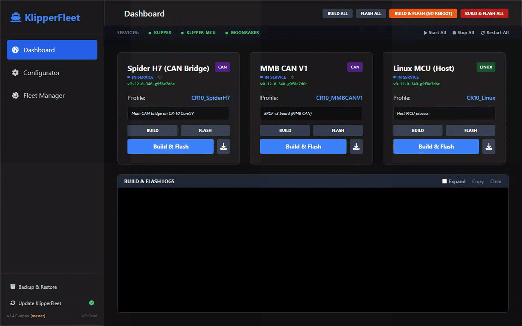 Build & Flash All demo