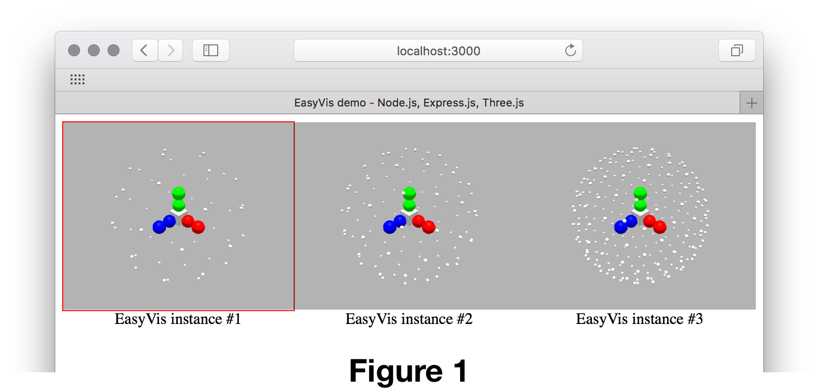 Example view from test data