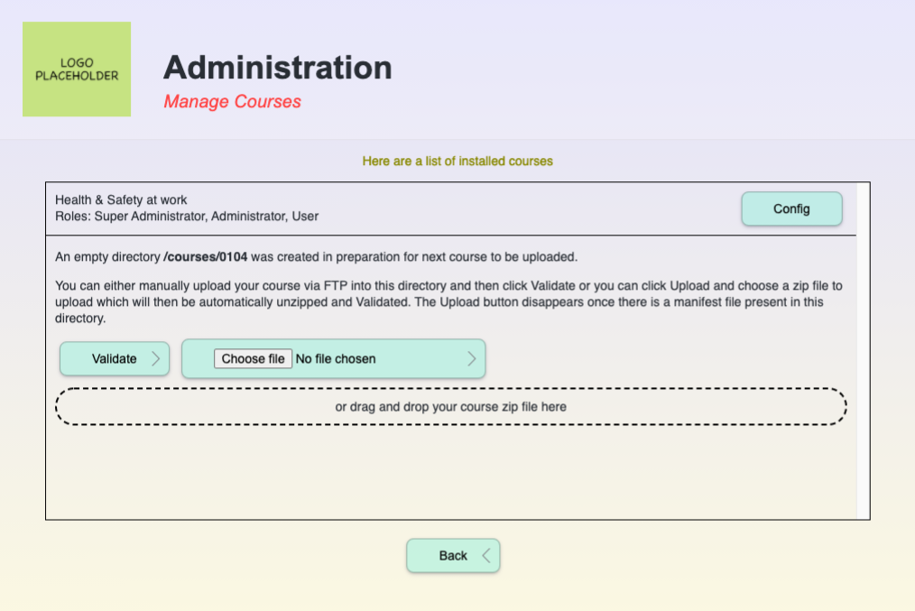 Manage Courses