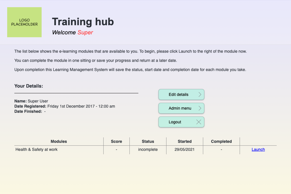 Training Hub