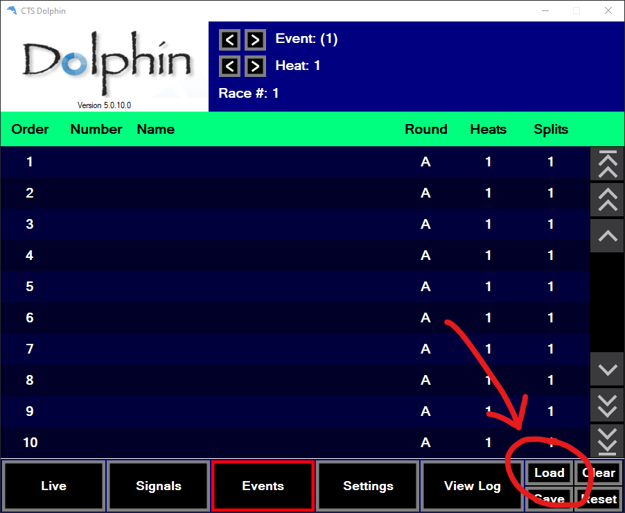 Load the CSV into Dolphin