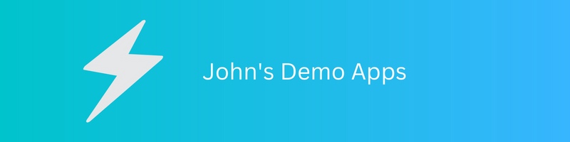 John's Demo Banner