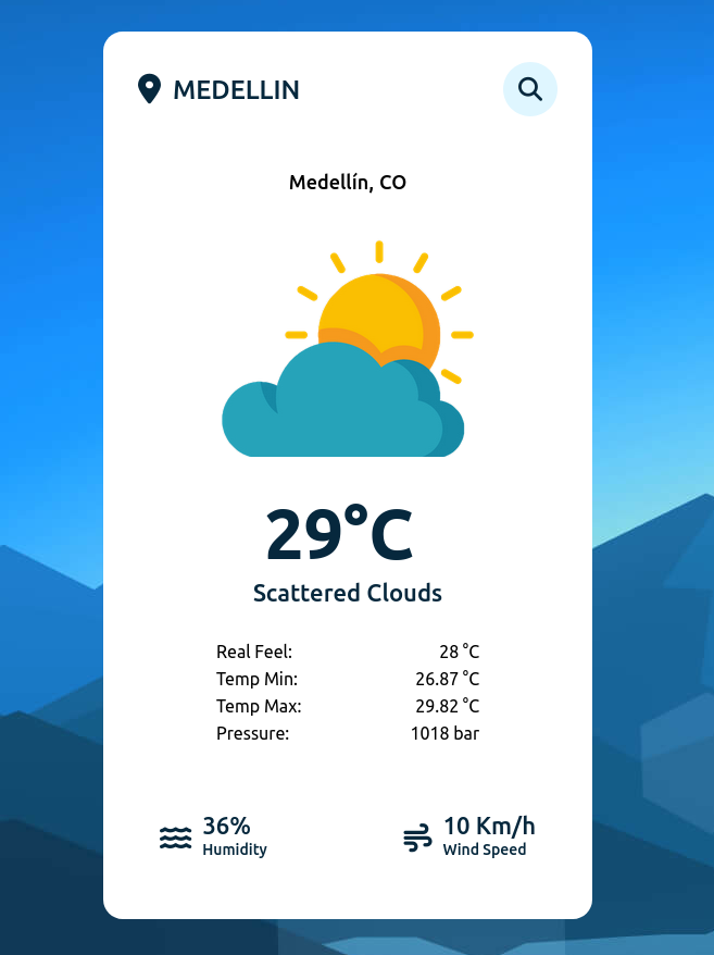 weather app image